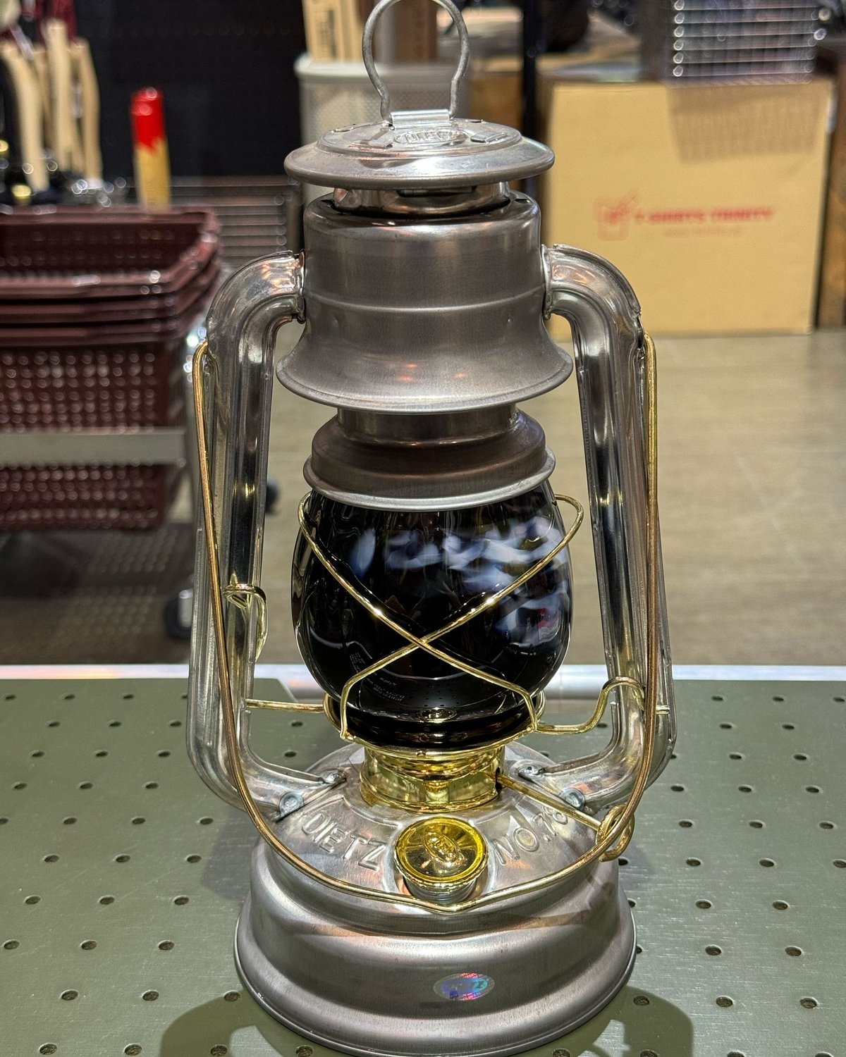 燈人オリジナル/琉球ガラス DIETZ78、76 フュアハンド276用 ランタン