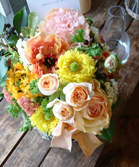 【青森市内お届け】Bouquet／Arrangement　Ｍsize