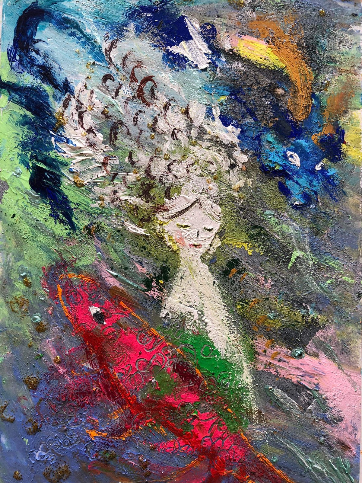 “私の中の心の光”/アクリル抽象画 /原画 私の中の心の光”/アクリル抽象画 /原画 オーダー】わたしの中の