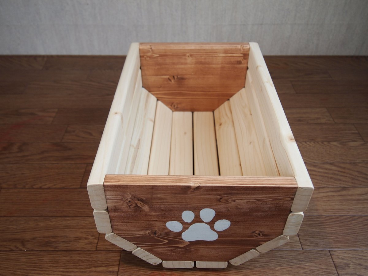 キャットボックスナチュラル仕上げ Cat Box(N) | ランバーズ工房