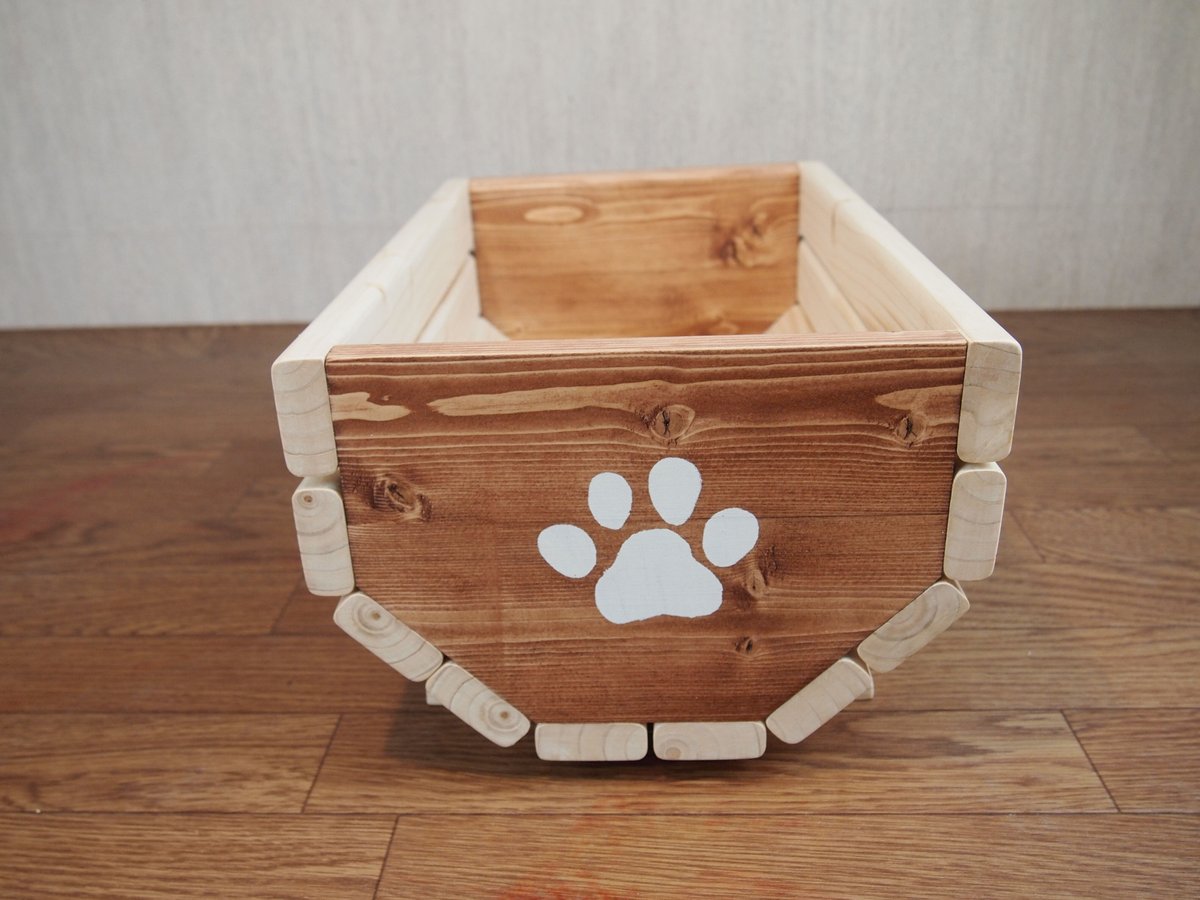 キャットボックスナチュラル仕上げ Cat Box(N) | ランバーズ工房