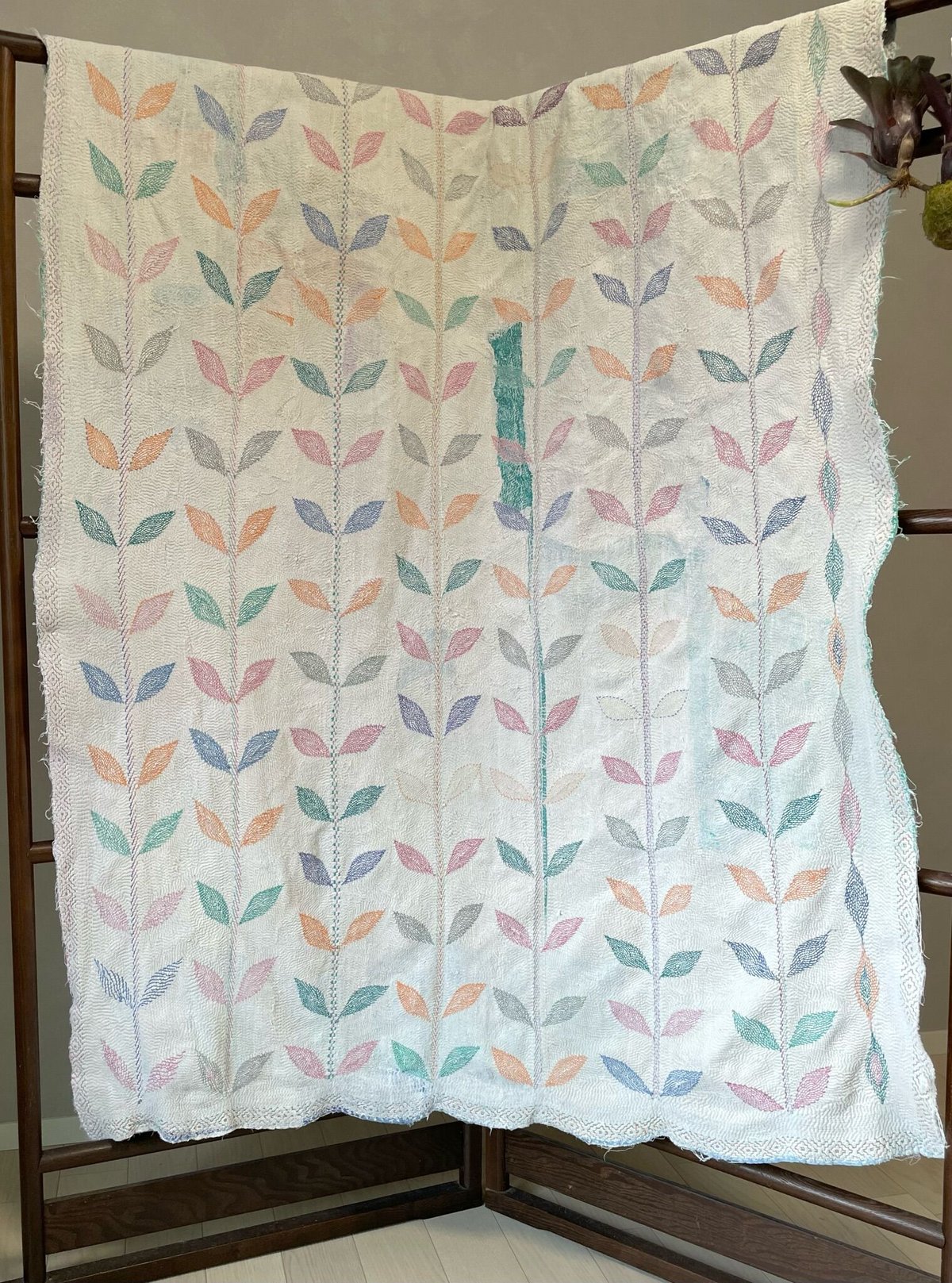 ヴィンテージカンタキルト 38 Nakshi | Infinity Garden