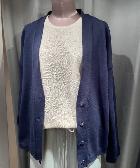 FLORENT / 2211F07013 /　POLYESTER KNIT CARDIGAN