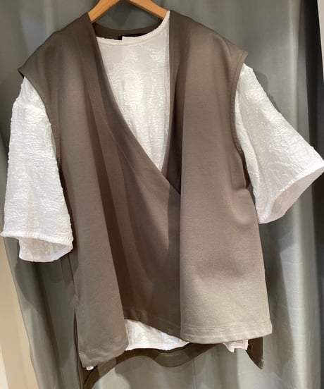 FLORENT / 2211F06008 /PONTE FABRIC GILET