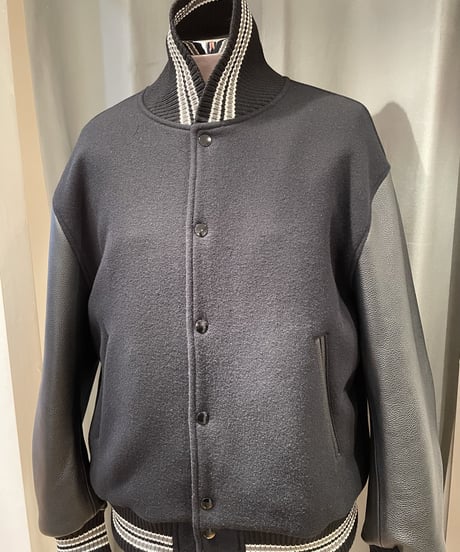 Scye  /   5122-63531  /   Super 140 Wool Melton Varsity Jacket