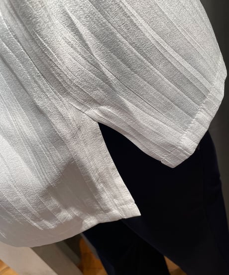 FLORENT / " 2023 fall "    230501002 / SHEER WASHER BLOUSE