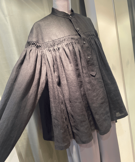 SCYE /  2024 S/S / 1224-31005 / Organic Linen Tucked Blouse