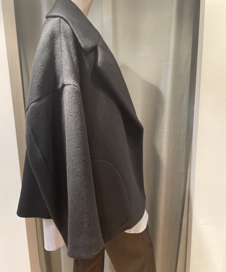 FLORENT / 2305F02004 /OVERSIZE SHORT COAT