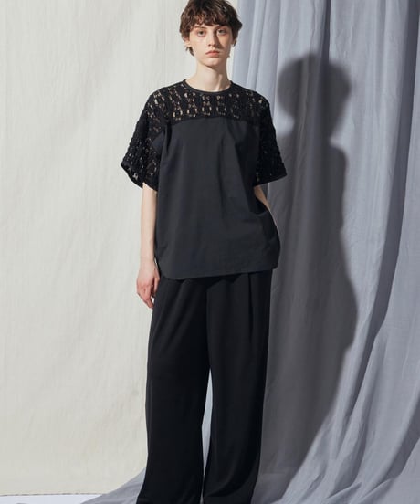 FLORENT/2602F01003/ワッシャーレースブラウス