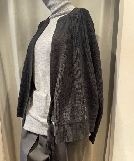 FLORENT / 2308F07002 / RIB KNIT CARDIGAN