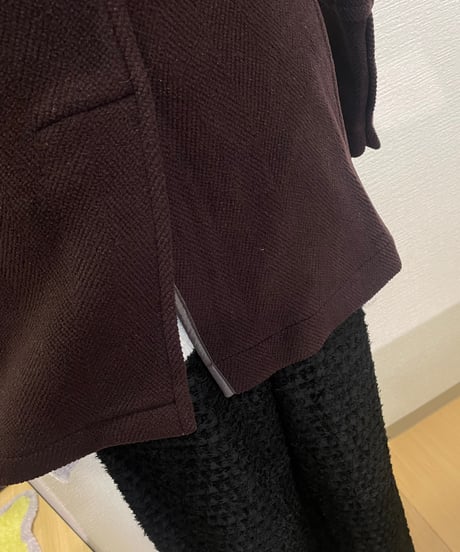 GLEN MORE / moorbrook社製ヘリンボーン Pコート(USED)