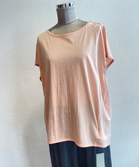 Audrey and John Wad / L6916 /スーピマコットントリミングTシャツ