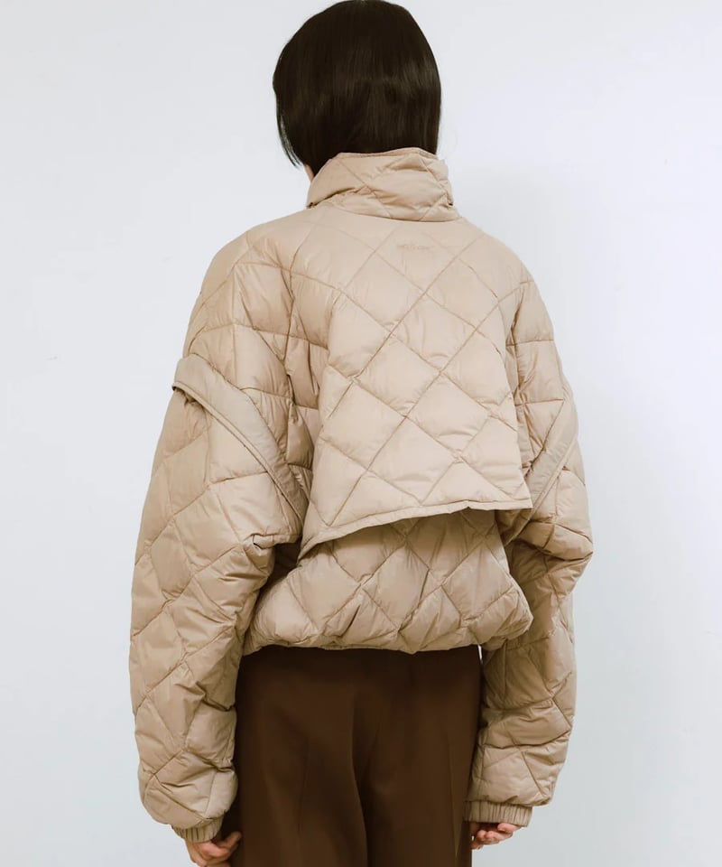 08sircus × TAION down detachable short blouson