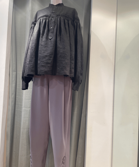 SCYE /  2024 S/S / 1224-31005 / Organic Linen Tucked Blouse