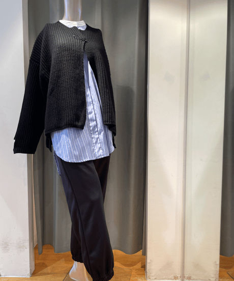 FLORENT /2305F07011 / RIB KNIT CARDIGAN