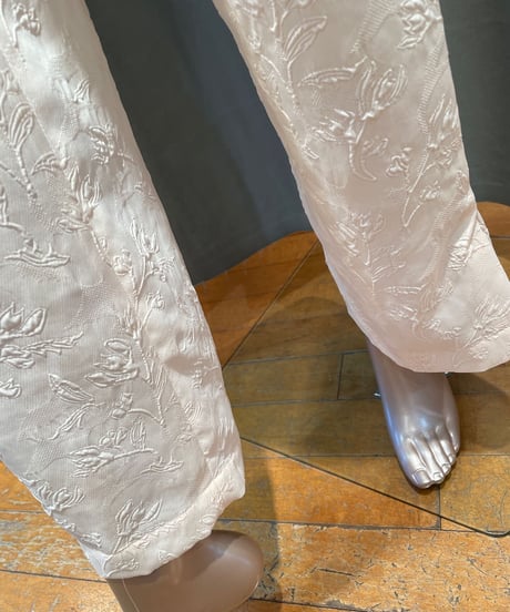 08sircus / S23SS-P09 /  jacquard slit easy pants
