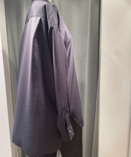 FLORENT / 2211F01010 / SHEER BAND COLLAR BLOUSE