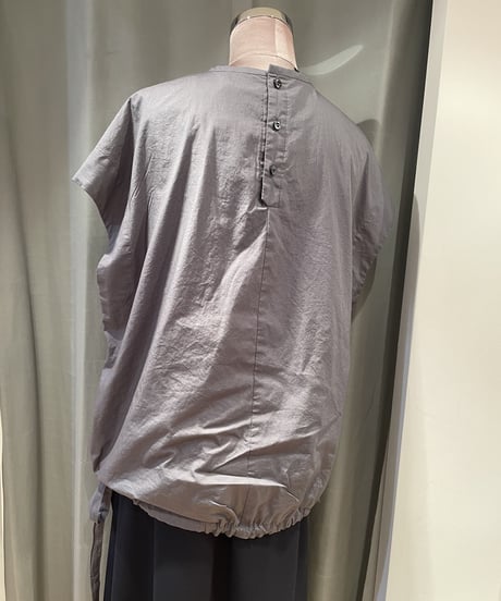 FLORENT / 2202F01009 / SIDE STRING COTTON BLOUSE