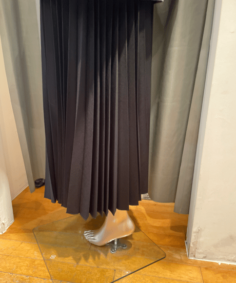 FLORENT /2305F03001 /PLEATED LONG SKIRT