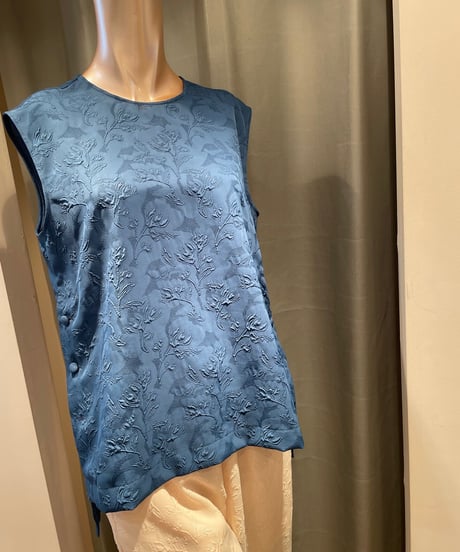 08sircus / S23SS-TS01 /  Jacquard sleeveless top /