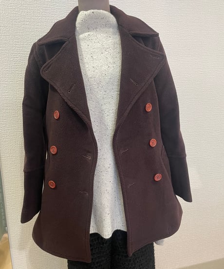 GLEN MORE / moorbrook社製ヘリンボーン Pコート(USED)