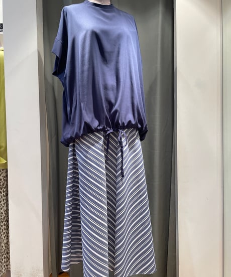 FLORENT / 2302F01004 / STRIPED SOCCER BLOUSE