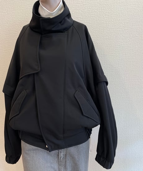 08sircus / S25AW-OT07/ Light twill padded detachable short blouson