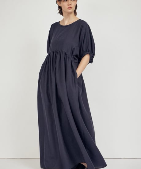 FLORENT/2502F05001/ボリュームスリーブロングドレス