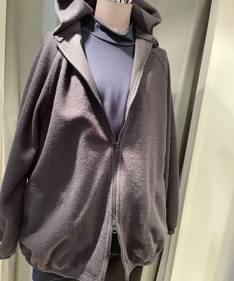 FLORENT  / 2208F06013 /  hairy zip hoody