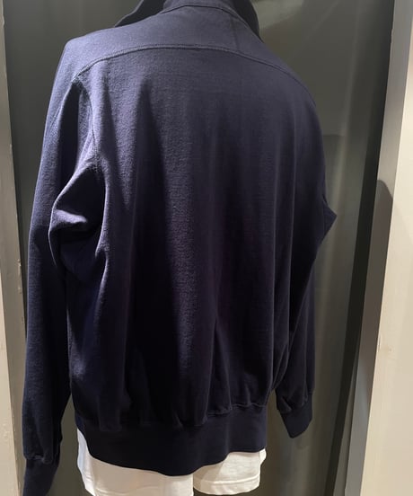 Scye / Tight Tension Cotton Jersey Zip Up Top /