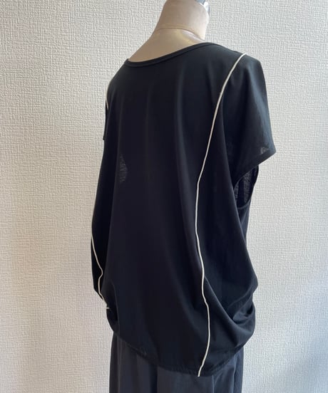 Audrey and John Wad / L6916 /スーピマコットントリミングTシャツ