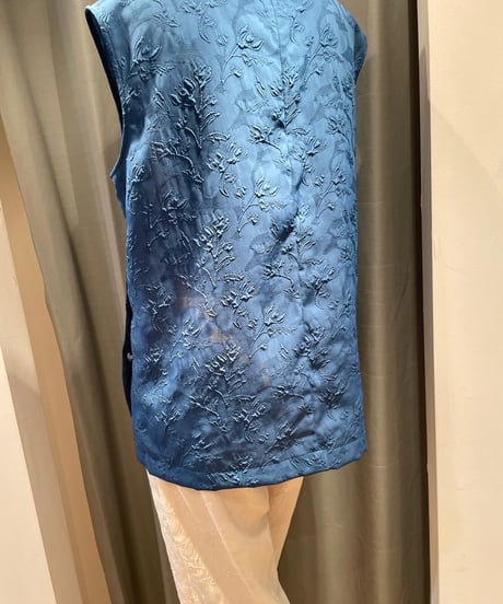 08sircus / S23SS-TS01 /  Jacquard sleeveless top /