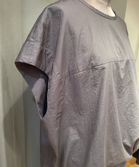 FLORENT / 2202F01009 / SIDE STRING COTTON BLOUSE