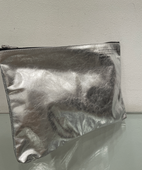 GOLDEN GOOSE DELUXE BRAND / G29WA244/ metallic silver shiny clutch bag