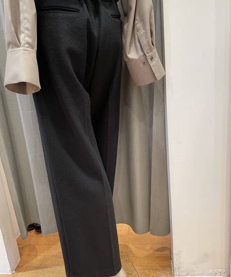 FLORENT / 2208F04005 / LAMBSWOOL WIDE-LEG PANTS