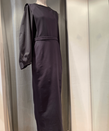 FLORENT / 2308F05001 / DOUBLE CLOTH JUMPER DRESS