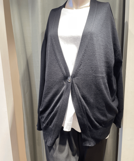 FLORENT / "2023 fall" / 2305F07001 / Super 140'S one button cardigan