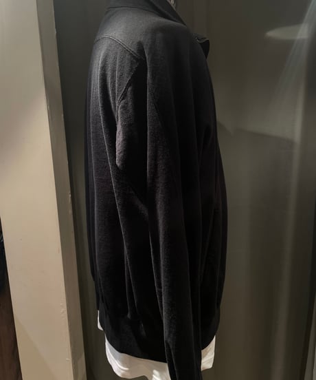 Scye / Tight Tension Cotton Jersey Zip Up Top /