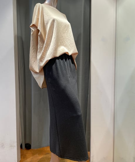 FLORENT / 2211F06015 /BACK SLIT SKIRT