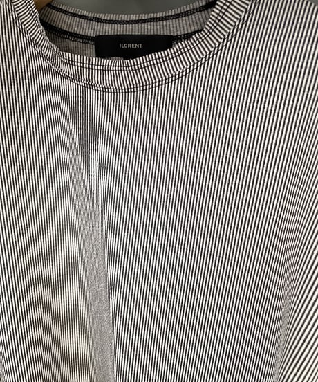 FLORENT / 2302F06016 / STRIPE CREW NECK TOPS