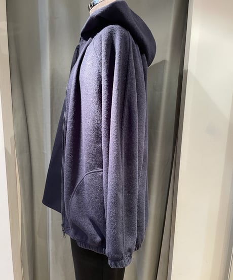 FLORENT  / 2208F06013 /  hairy zip hoody
