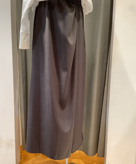 FLORENT / 2308F03001 / OZAWA TWILL VERNO LONG SKIRT