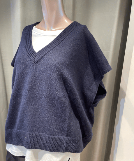FLORENT / 2305F07008 / VNECK KNIT VEST