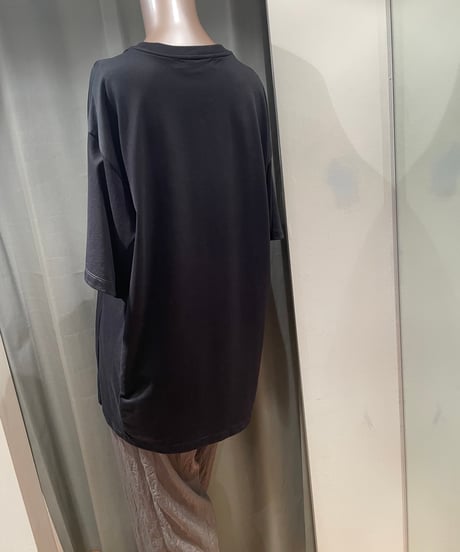 08sircus / S25SS-CS06 /Organic cotton cross jersey over tee(unisex)
