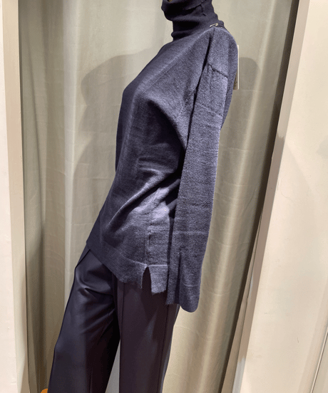 FLORENT / 2305F07003 / WOOL HIGH NECK KNIT