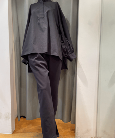 FLORENT / 2024 Spring / 2311F01001 /バンドカラープルオーバーシャツ
