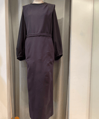 FLORENT / 2308F05001 / DOUBLE CLOTH JUMPER DRESS