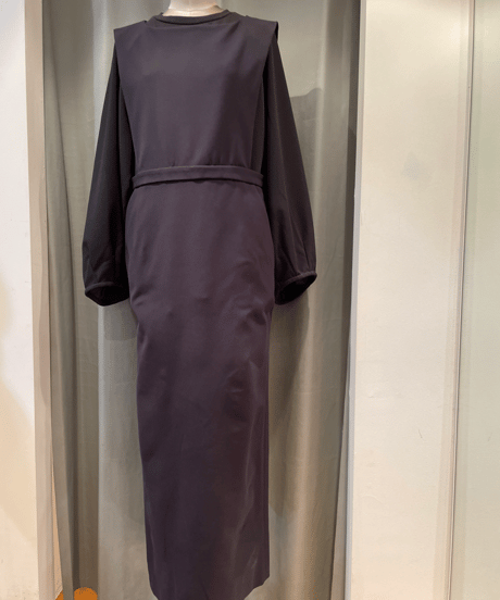 FLORENT / 2308F05001 / DOUBLE CLOTH JUMPER DRESS