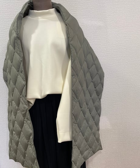 08sircus × TAION  / down stole / S25AW-AC01/ moss gray color
