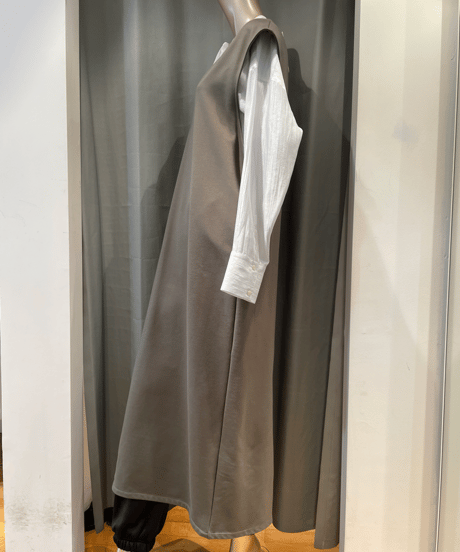 FLORENT / 2211F06007 / V NECK LONG DRESS